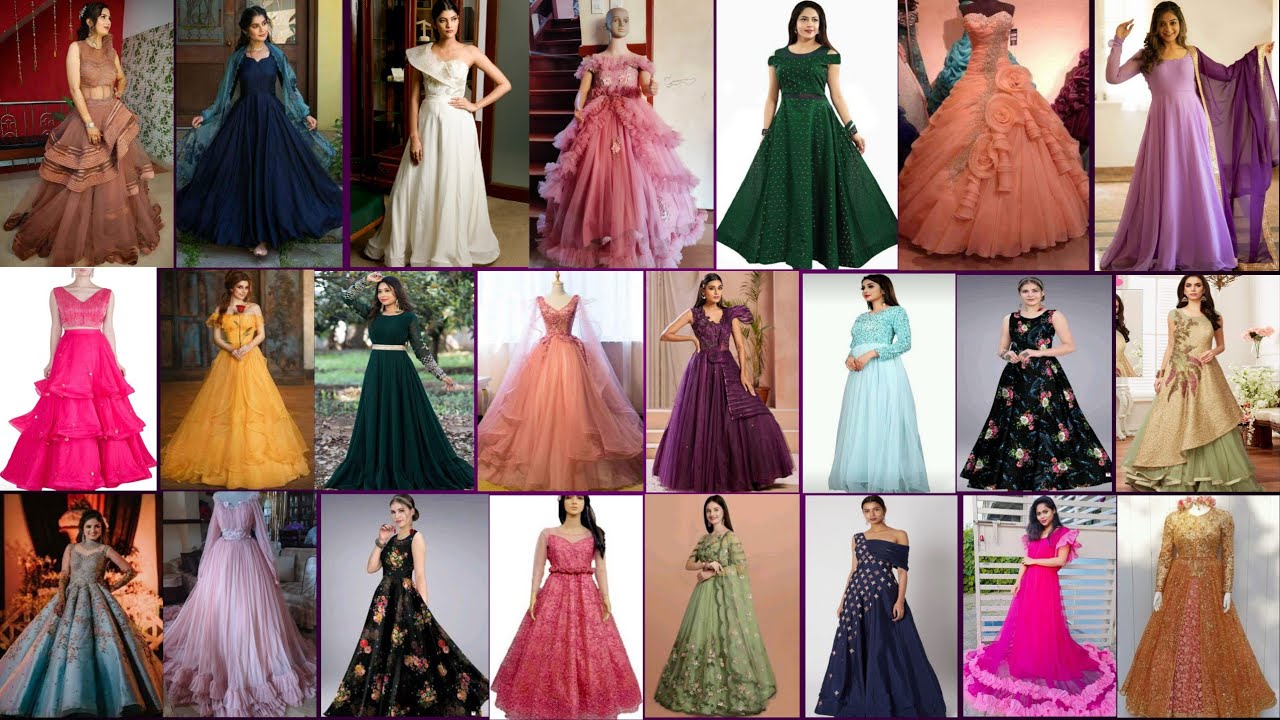 Latest party wear gown collections 2021| stylish gown dress designs | One  piece dress designs - YouTube